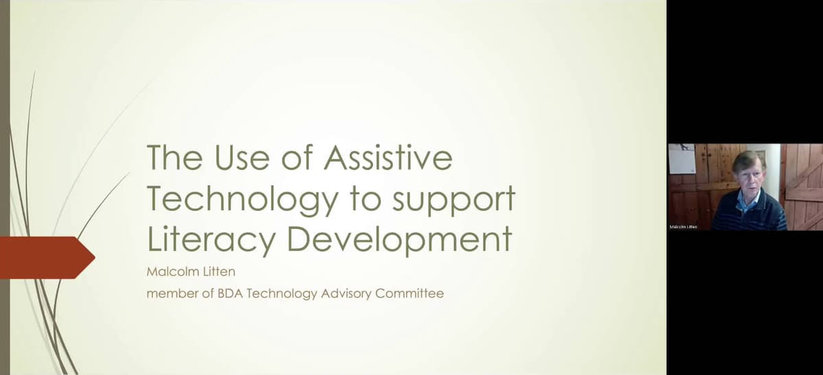 Talk on Assistive Technology poster