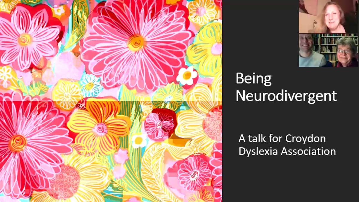Being a Neurodiverse Adult poster